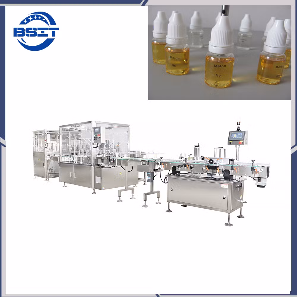E-Liquid E-Cig Vial Filling Capping Machine (Meet with SGS)