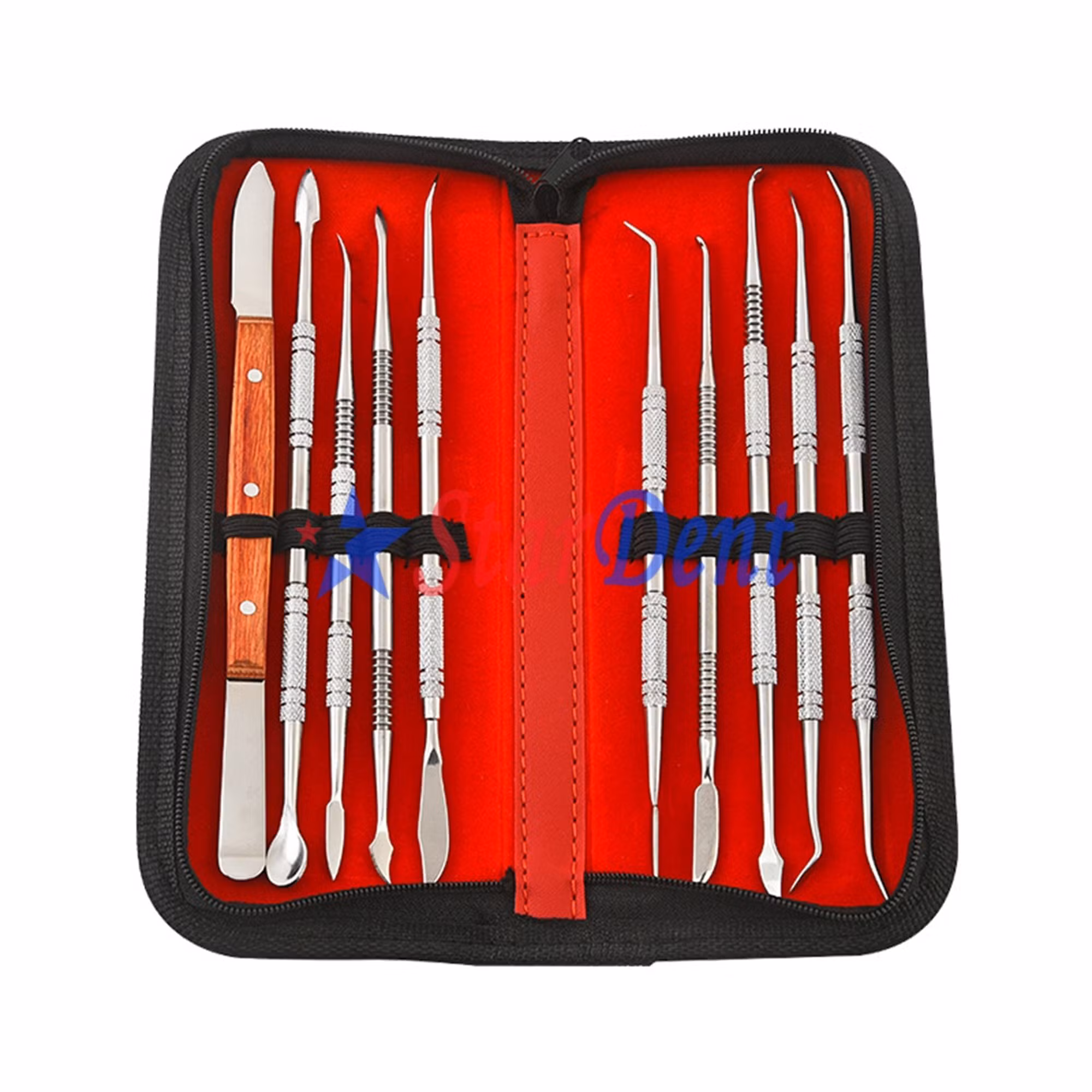 High Quality Dental Wax Carver Tools Stainless Steel Wax Knife Set