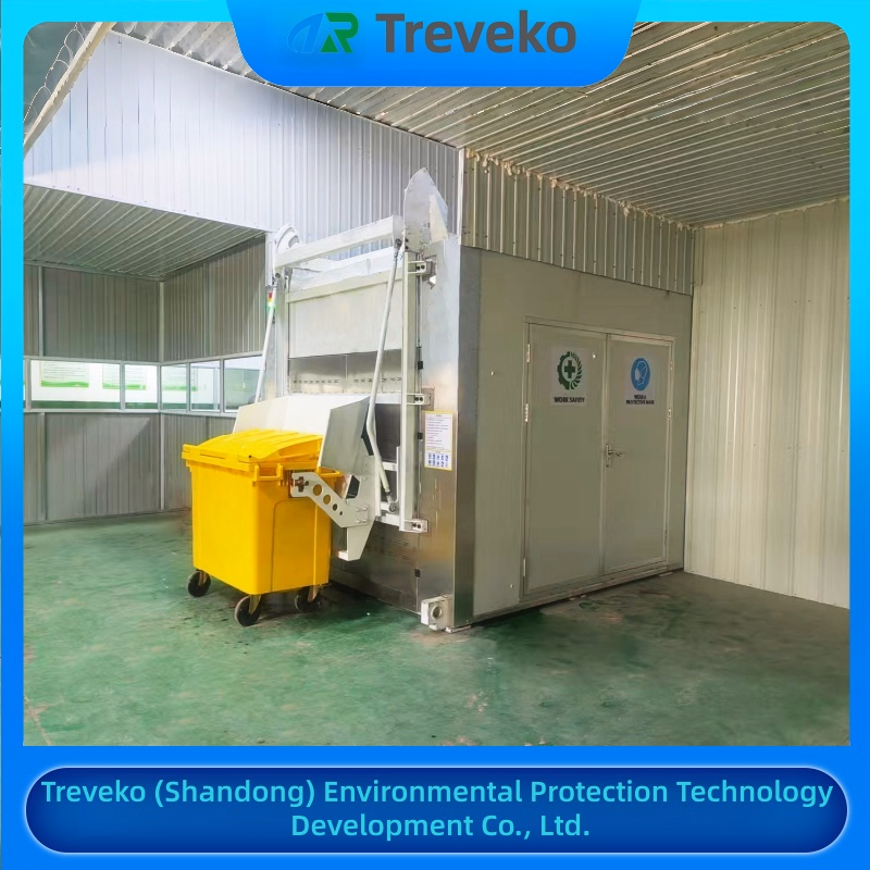 10 Tons/Day Fixed-Type Microwave Disinfection and Sterilization Medical Waste Treatment Equipment