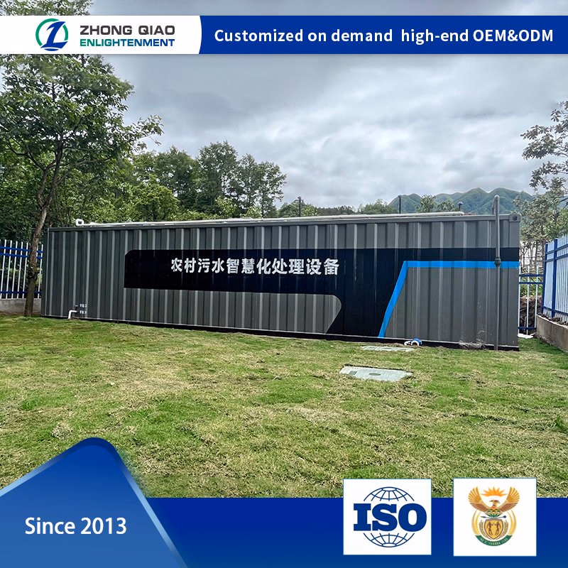 Wwtp Series Integrated Sewage Treatment Equipment Plant, Sludge Dewatering