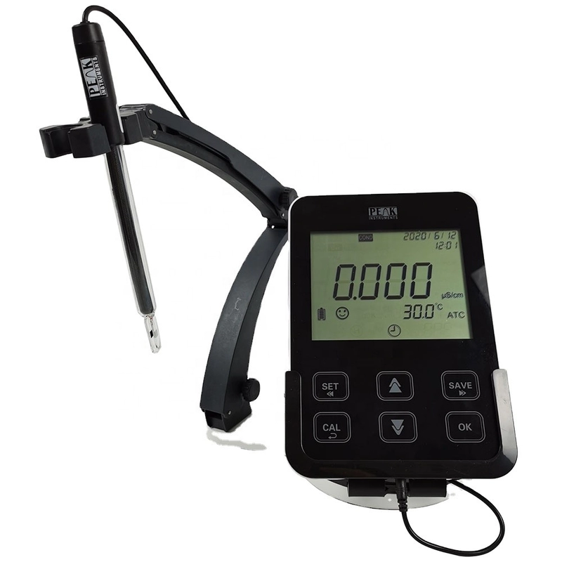 1 Point Calibration ATC 1.0% FS 5 Inch LCD Tablet Conductivity TDS Meter for Results