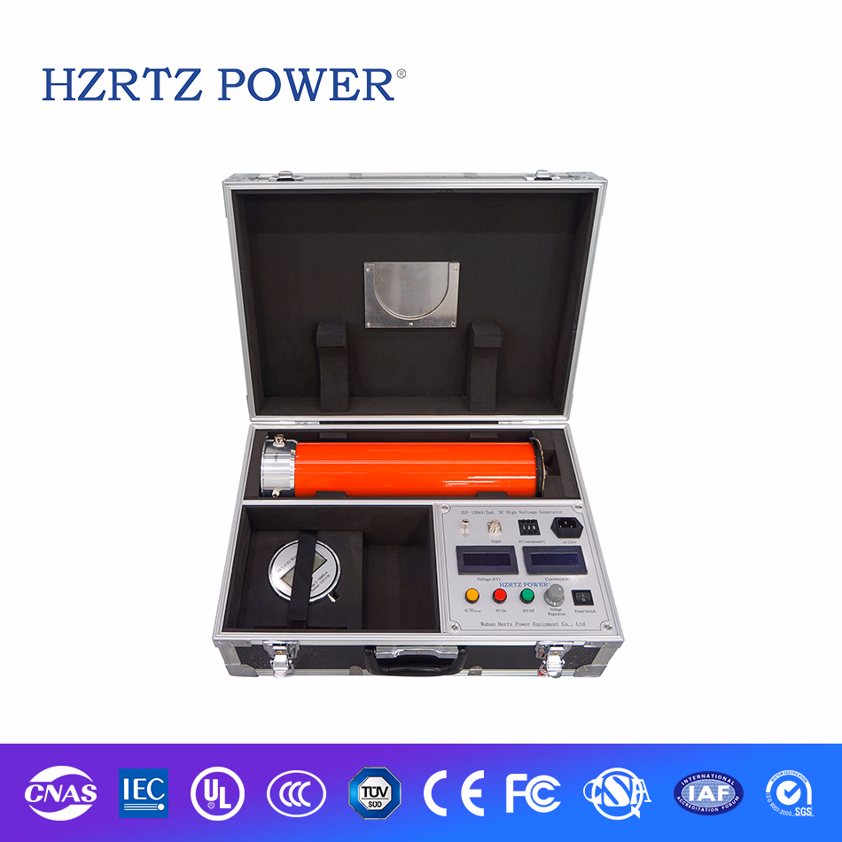 120kv 2mA Portable DC High Voltage Tester DC High Voltage Generator