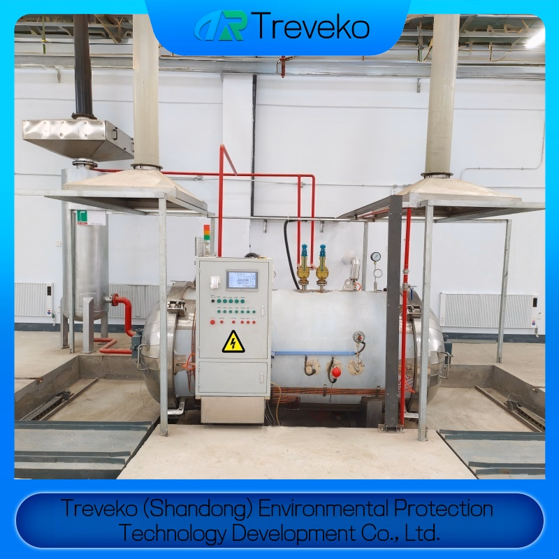 Horizontal High Pressure Steam Sterilizer for Infectious Medical Waste