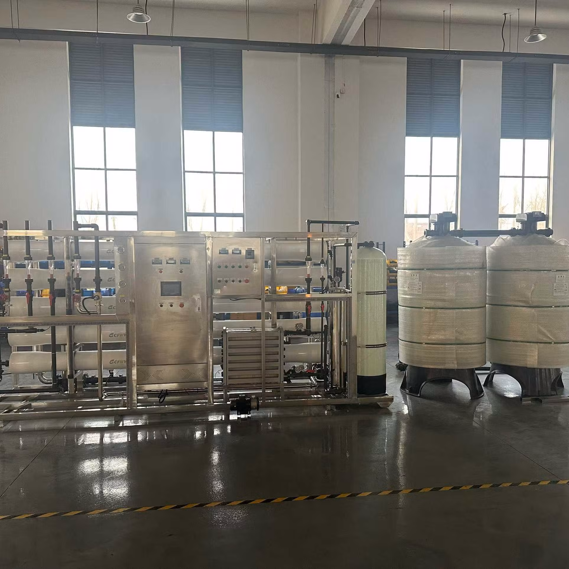 PLC Core Components Reverse Osmosis Purifier System for Factory Water Processing