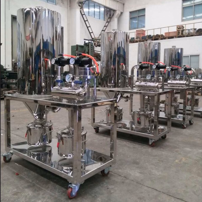 Flat Supersonic Airflow Disintegrator for Powder