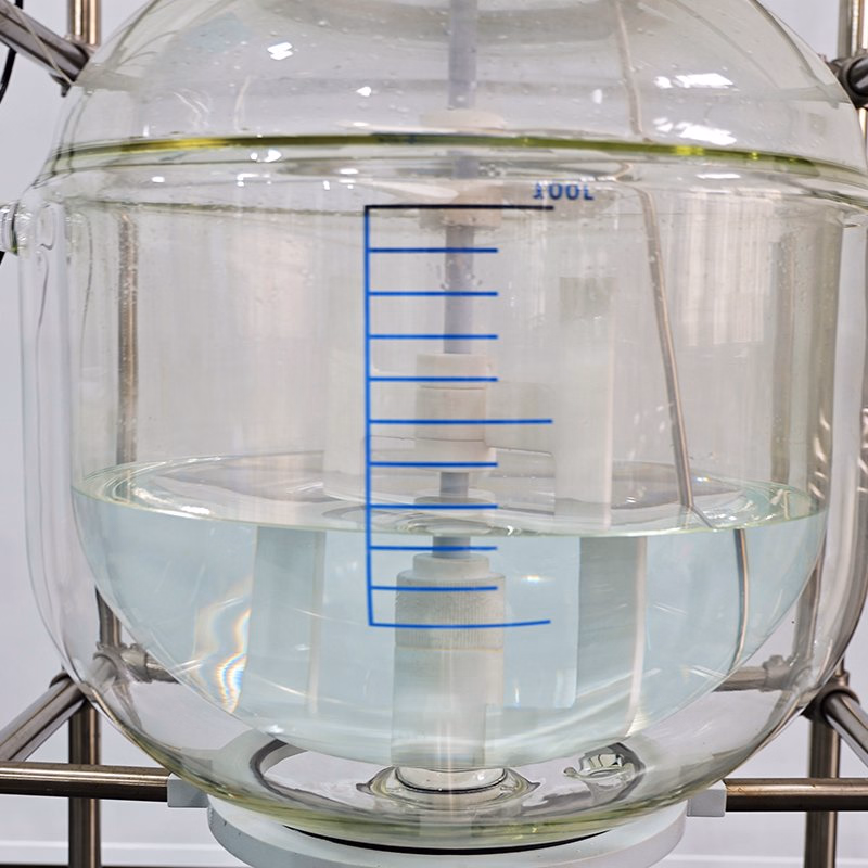 10L to 200L Lab Jacketed Glass Reaction Kettle Crystallization Reactor