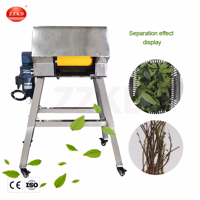 Semi-Automatic Electric Hemp Leaf Trimmer Machine Stainless Steel Steam and Leaf Separator with Factory Price Made in China