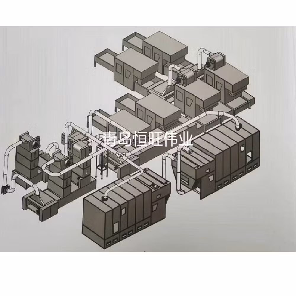 Fully Integrated Nonwoven Fabric Production Line for Industrial Plants