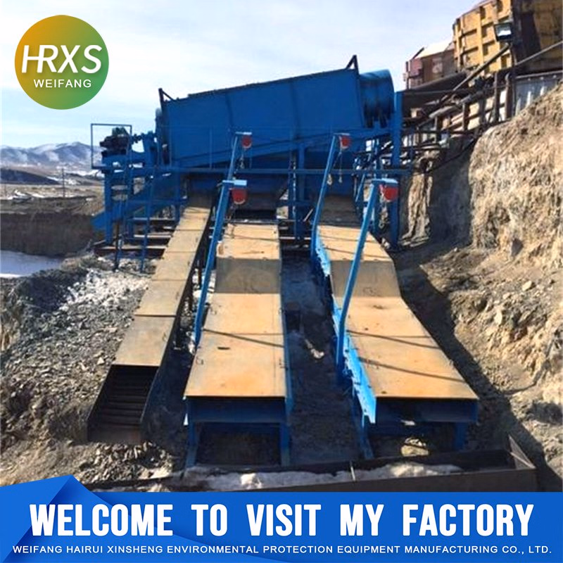 400ton/H Portable Sand and Gravel Ore Gold Drum Separator for Gold Mining Equipment