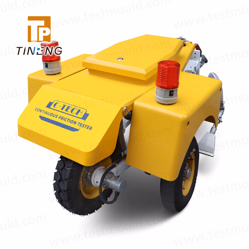 ASTM E1551 E670 Continuous Pavement Analysis Road Friction Test Machine