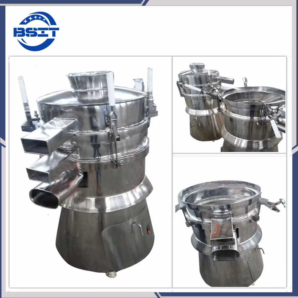 Round SUS304 Stainless Steel Vibrating Sieve Machine (BZS-515)