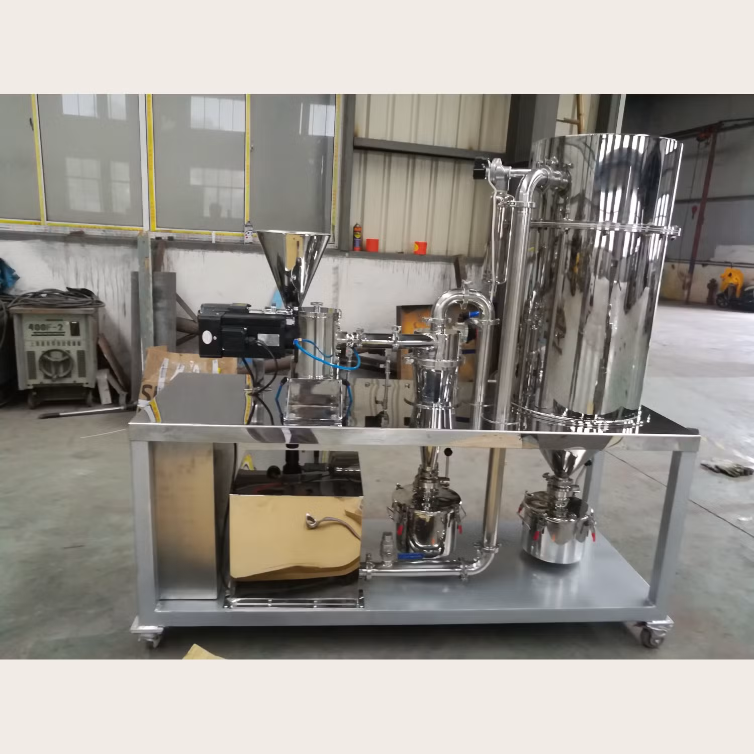 Bqf-50 Laboratory Airflow Air Jet Mill Machine Micronizer Classifier Price Industrial Application