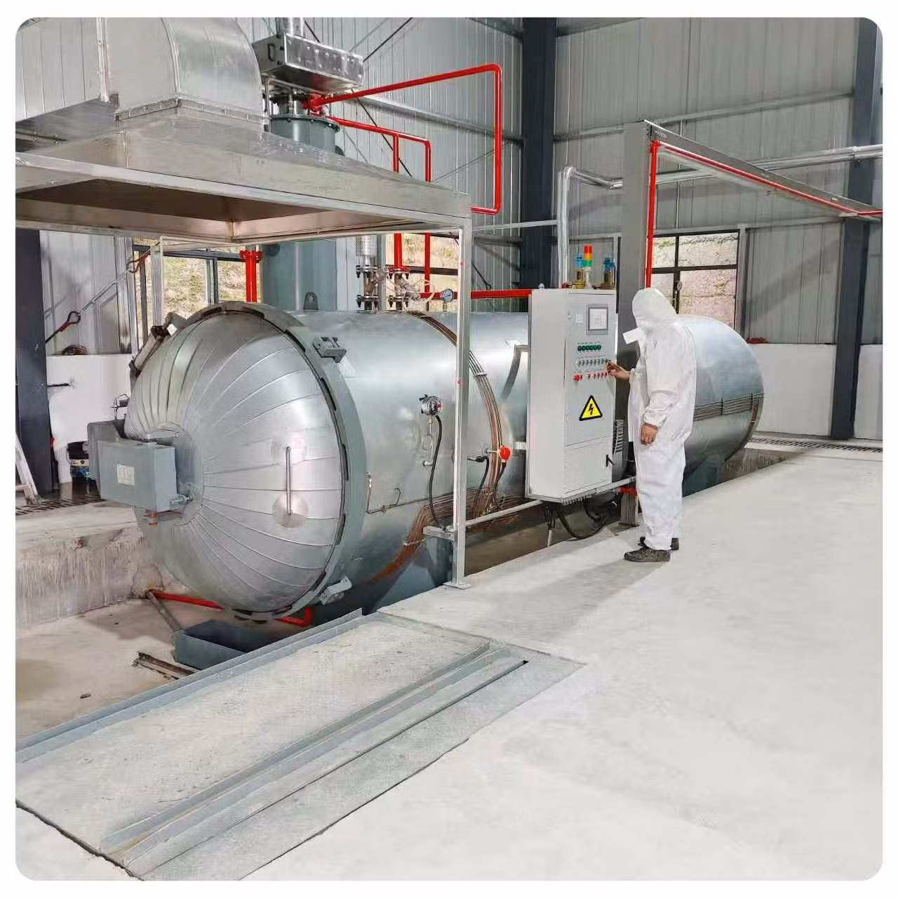5t/D High-Capacity Medical Waste Treatment High-Temperature Disinfection and Sterilization Equipment