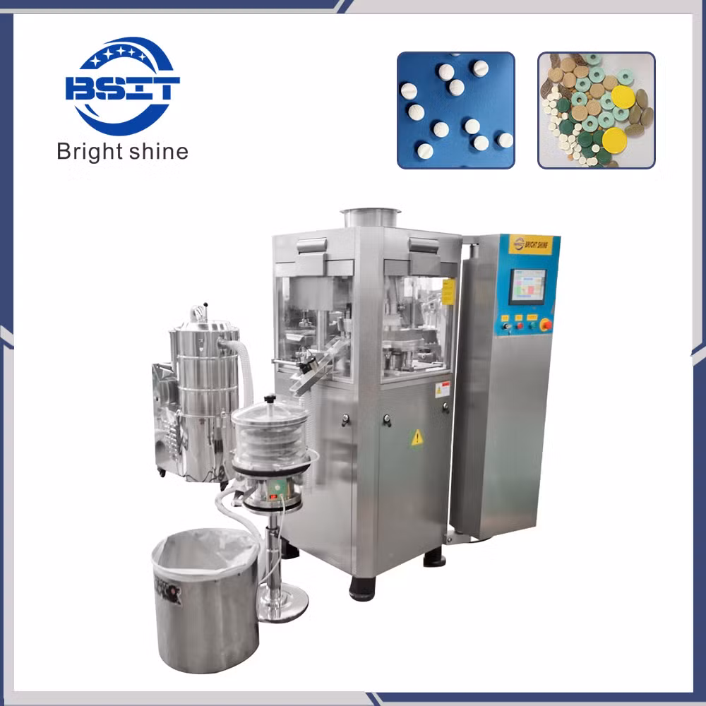 Automatic High Speed Rotary Medicine Tablet Making Machine Vitamin C Effervescent Pill Tablet Press Machine for Pharmaceutical Pressing Equipment