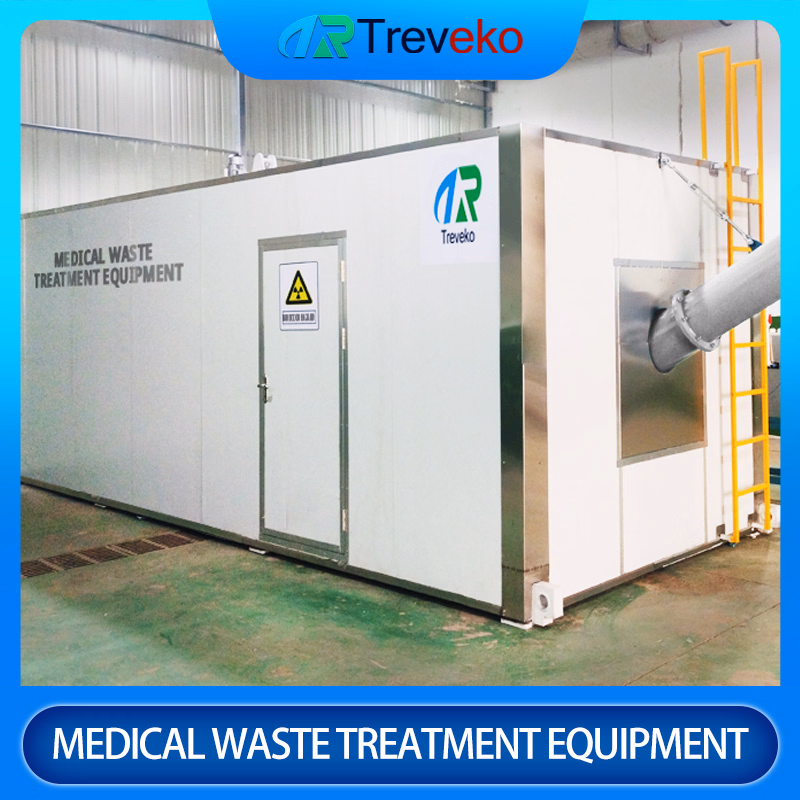 a Microwave Steam Sterilization/Shredding Treatment Equipment for Medical Waste Generated