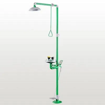 Combination Emergency Shower and Eyewash Station