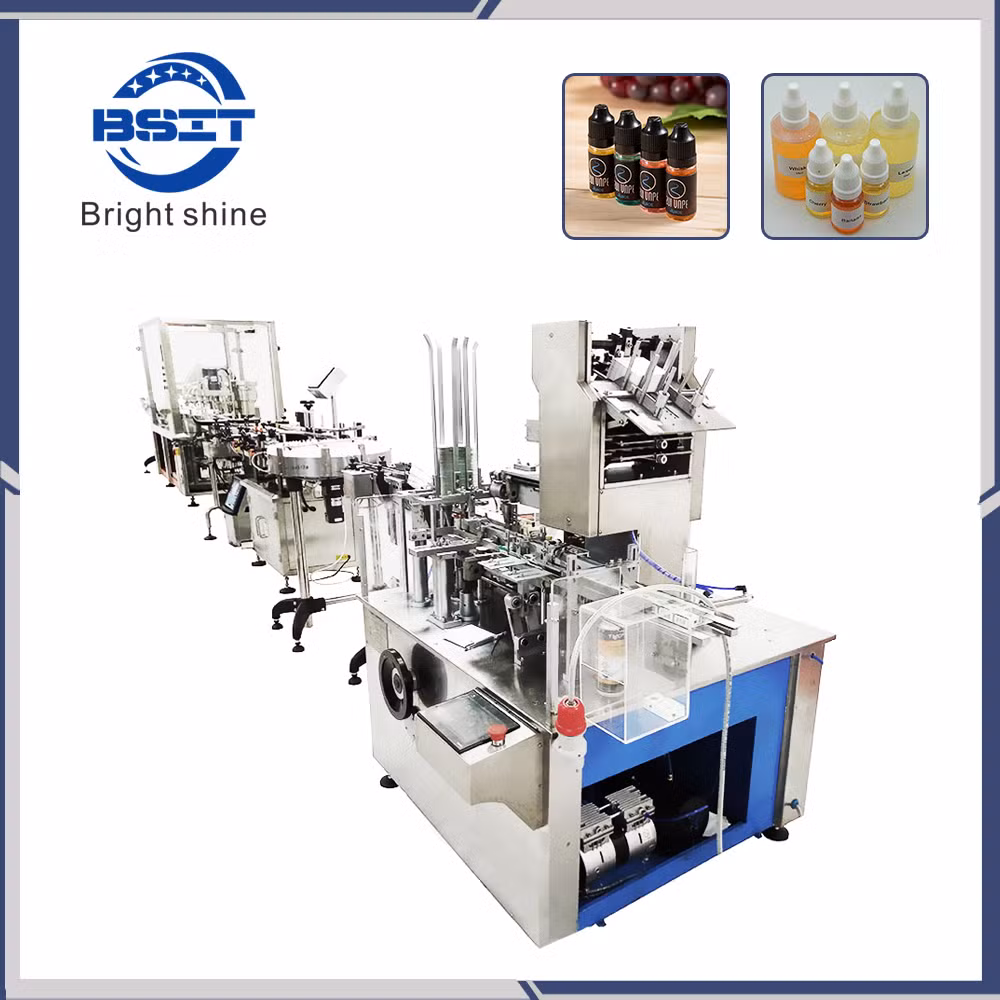 Good Quality E-Liquid Filling Plugging Sealing Capping Machine