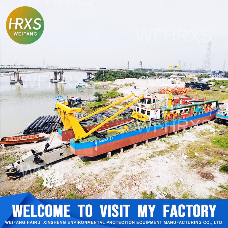 20 Inch 5000m3/H Electric/Diesel Cutter Suction Dredger with Spud Carrier/Anchor Boom/ for River/Lake/Sea Dredging/Cleaning