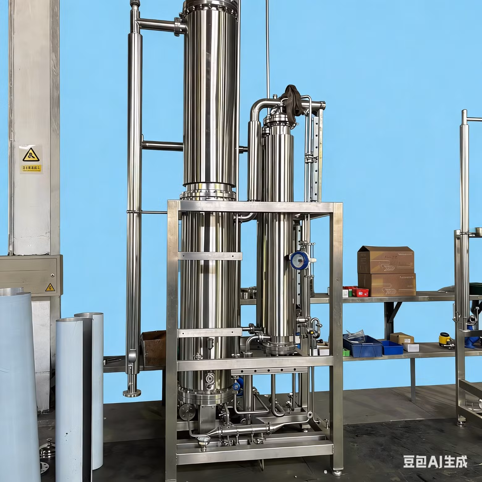 High-Efficiency Double Tube Sheet Heat Exchanger for Pharma Applications