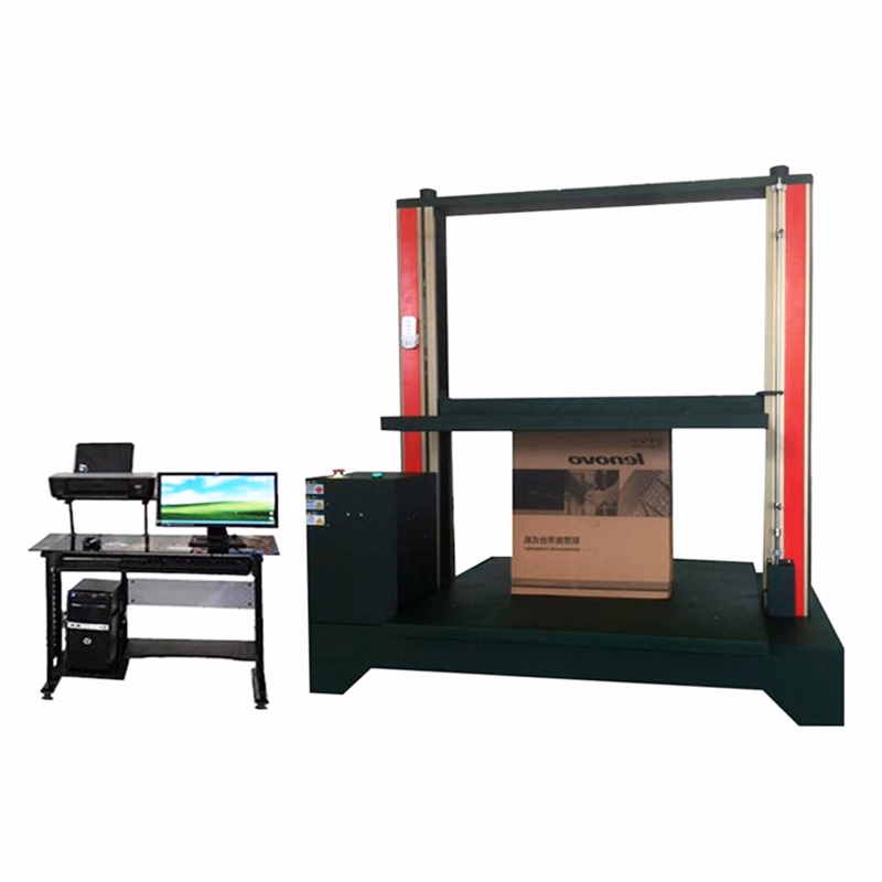 Microcomputer Carton Compression Tester Transport Testing Equipment Strength Machine