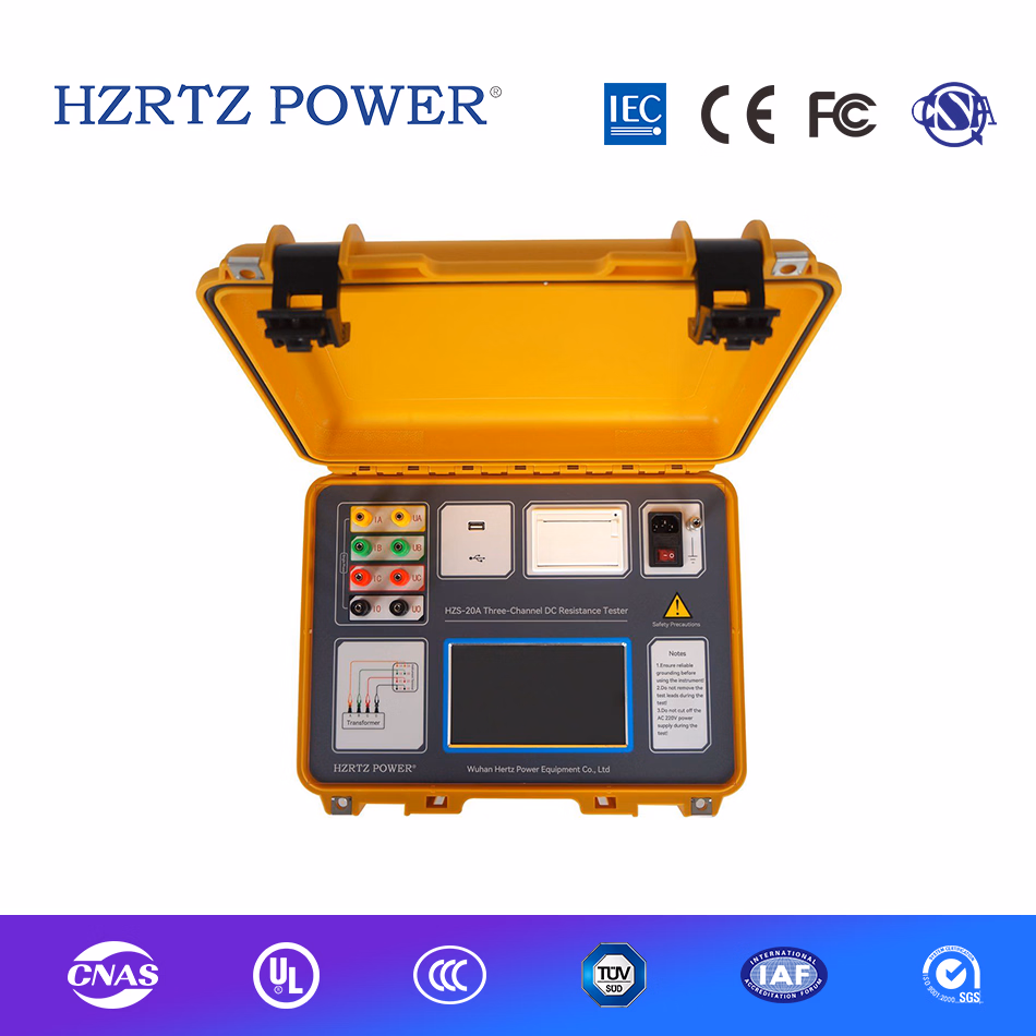 Hzs-20A Three-Channel DC Resistance Tester Power for Transformer Winding Resistance Meter