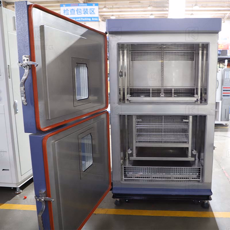 Hot and Cold Zone Thermal Shock Environmental Chambers with Observation Windows