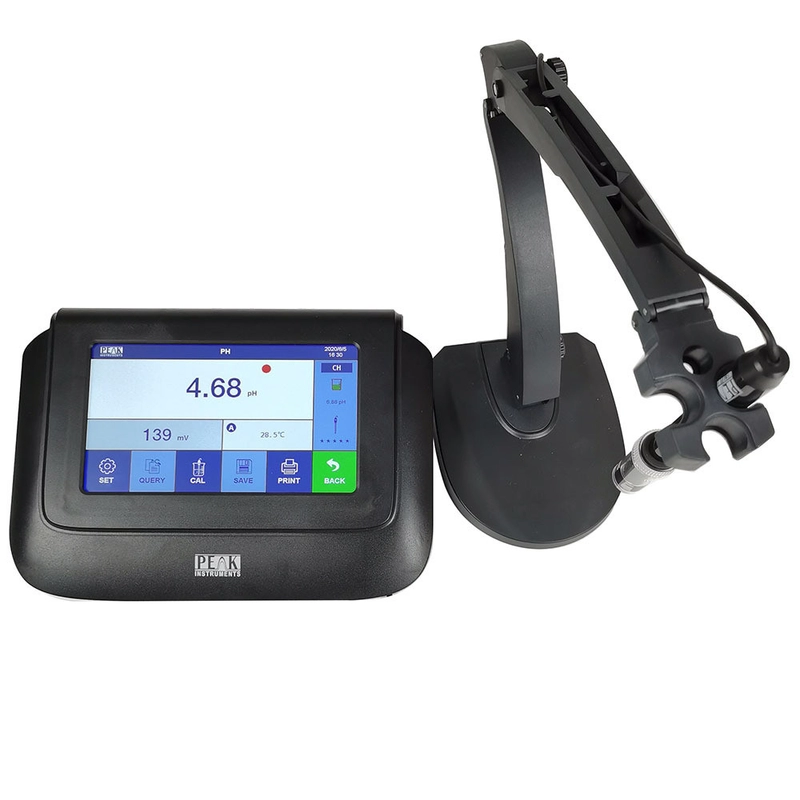 ISO Lab 7" Touch Screen Benchtop pH Meter with 1mV Resolution and 1-Point Calibration