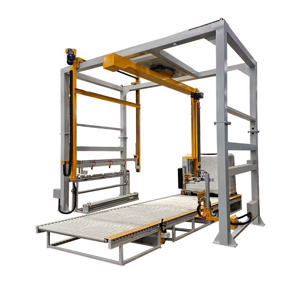 Full-Automatic Top Film Dispenser Rotary Pallet Wrapping Machine