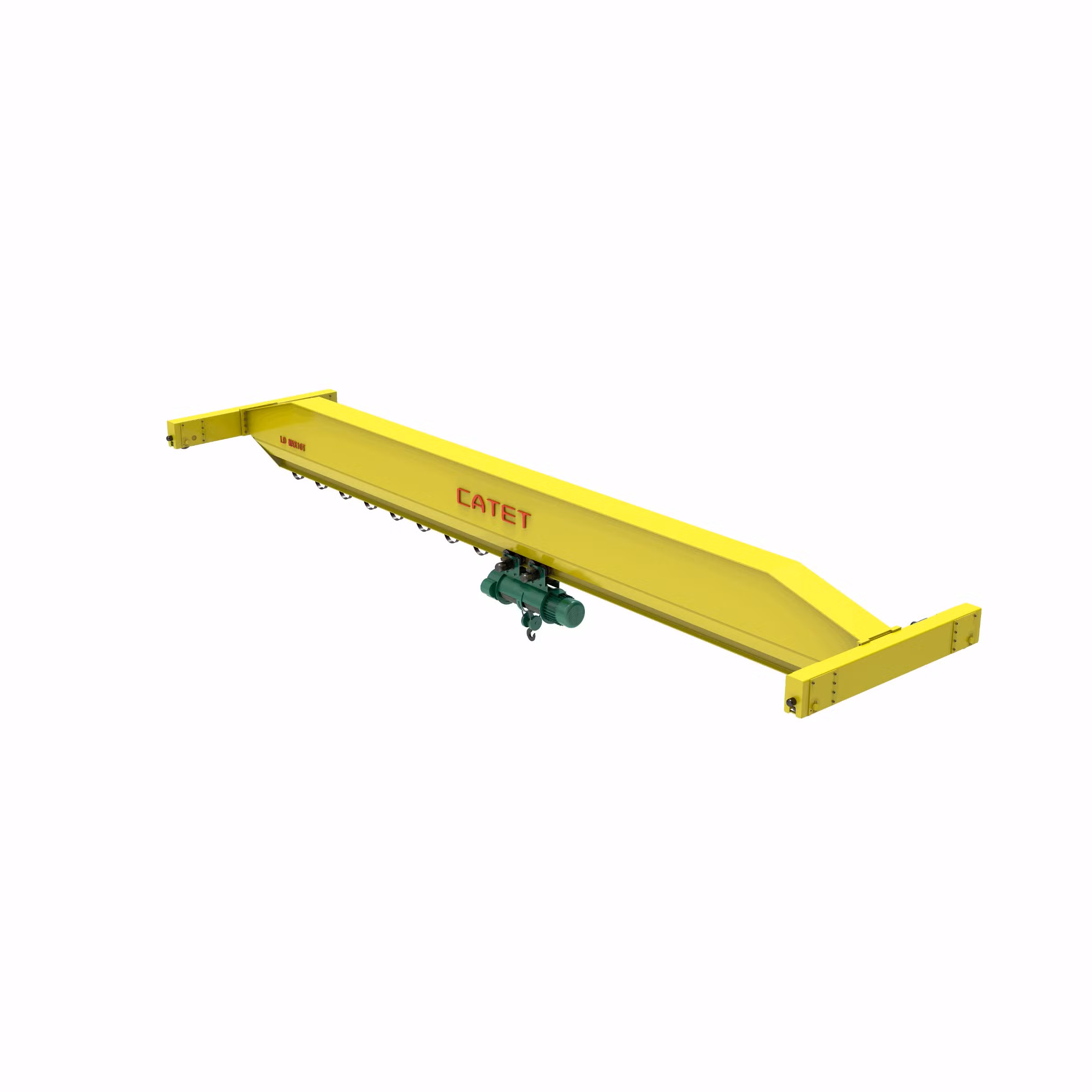 China 10t 20t Single Girder Bridge Crane Construciton Cranes