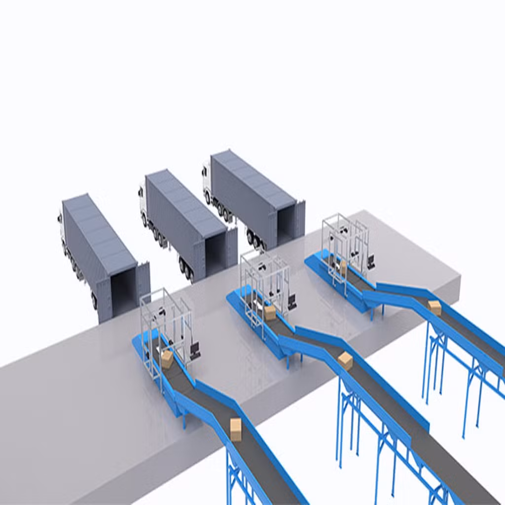 Logistics Cross Belt Sorting Machine Applicable Sorted Parcel Logistics Sorter E-Commerce Industries Featuring Product Conveyors