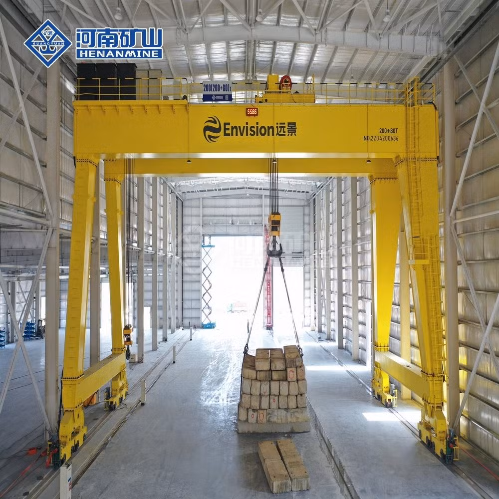 OEM Customized Mini Portable Overhead Gantry Crane for Light Container Logistics