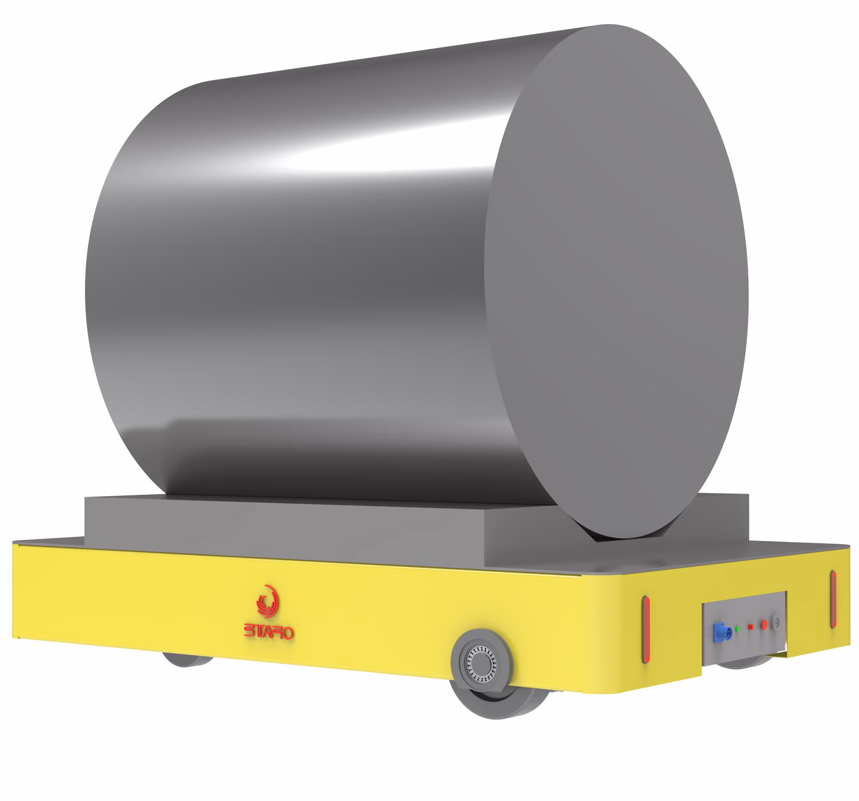 Best Selling Quality Long Battery Life Coil Trolley Transfer Cart for Warehouse