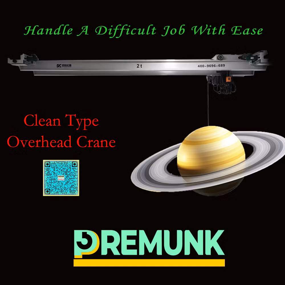 Clean Type Overhead Bridge Hoist Crane for Workshop or Warehouse