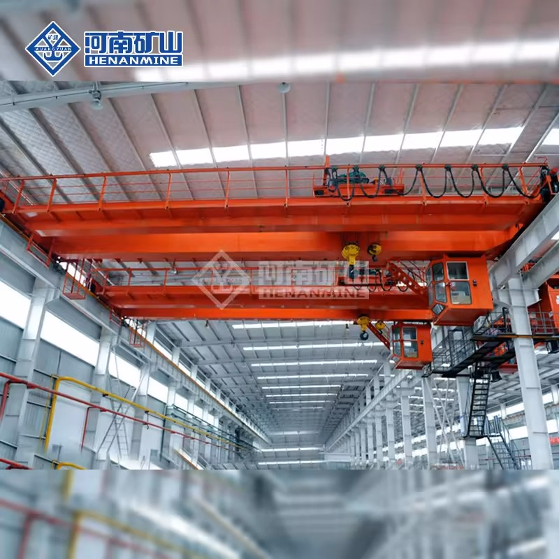 20-50 Ton Capacity Long Span Double Girder Overhead Crane - CE/ISO Certified for Factory Use