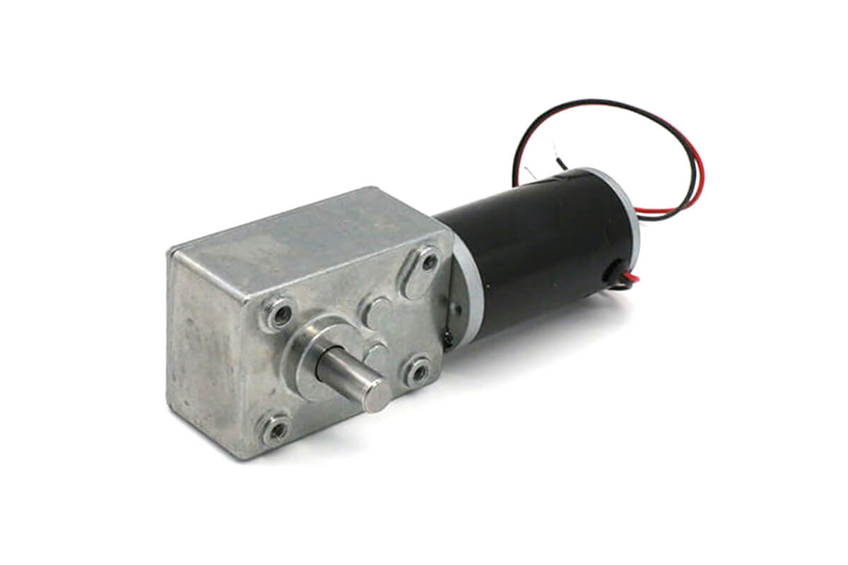 31mm 12V 6RPM DC Motor with Right Angle Gearbox 20. Kg.cm Model NFP-5840-31ZYS-D-1206