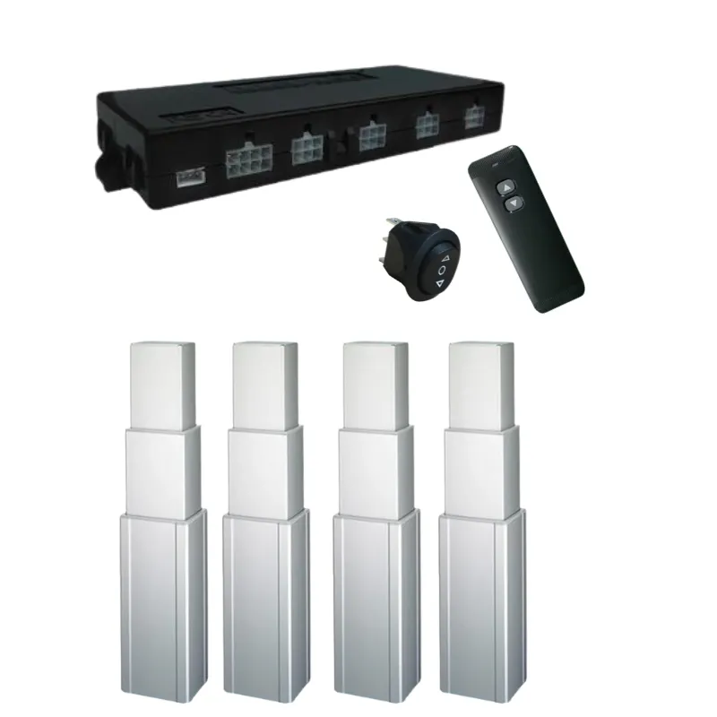 Synchronized Multi Lifting Column Control System For Motorized Platforms Counter Automation