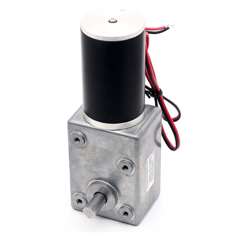 High Torque 24V DC Motor A V DC High Torque Worm Gear Motor 24V Electric Motor