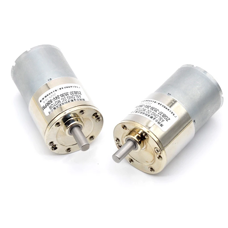 High Torque 37mm Micro Gear Reduction Brushed DC Motor ZGB mm Micro Gear Reduction Brushed DC Motor