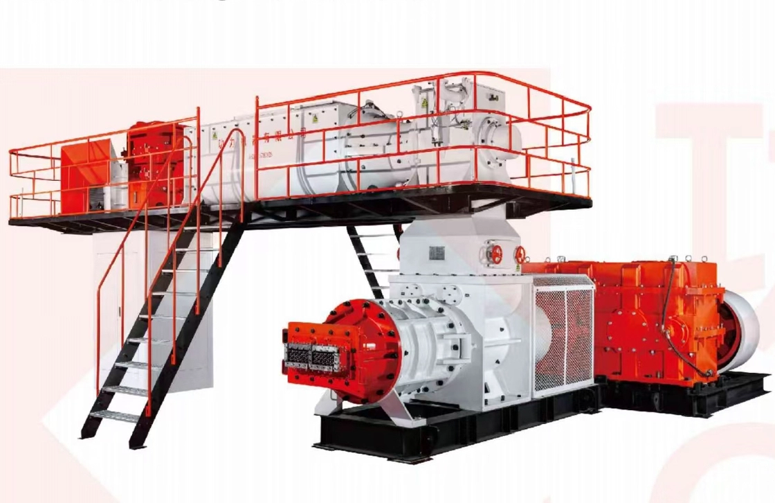 High output JZK120 Double Stage Vacuum Extruder Amounts/H