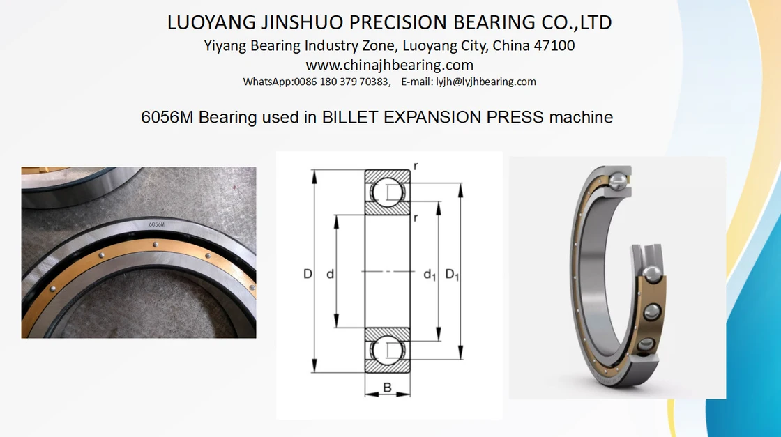 6056M Deep Groove Ball Bearings Dimensions