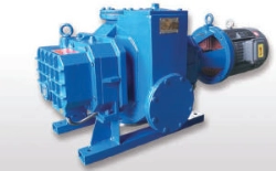 Compact Roots Vacuum Pump Positive Displacement Mechanical Booster Pump Without Internal Compression