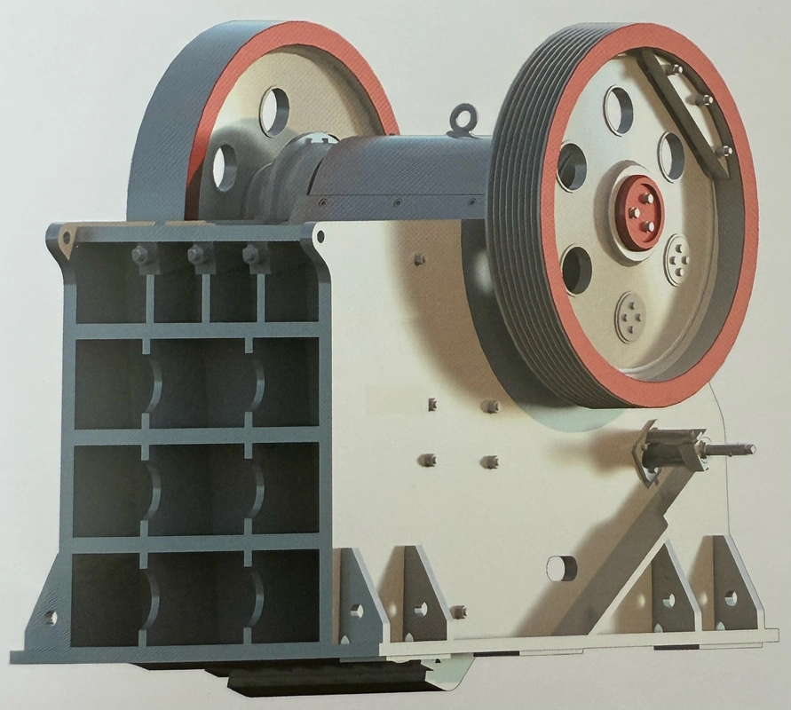 PEV European Jaw Crusher Heavy Duty Eccentric Shaft Forged Steel 90KW 132KW 160KW