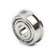 SFR156ZZ Stainless Steel 3/16 Inch Bore Flanged Ball Bearing