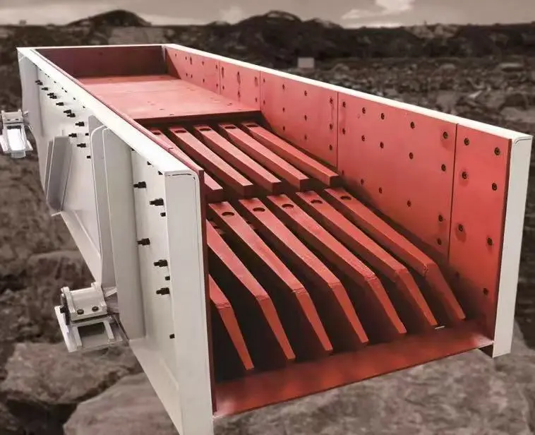 ZSW/ZDW Series Modular Mining Vibrating Feeder Shaft Type Motor For Ultra Heavy Duty