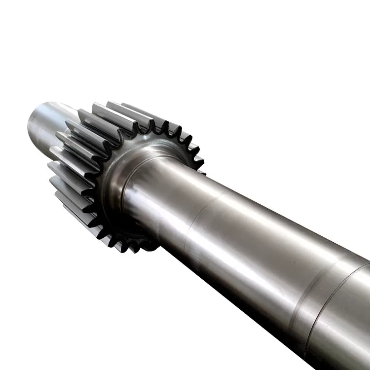 40. Cr Electric Motor Forging Shaft Splined Shafts And Hubs