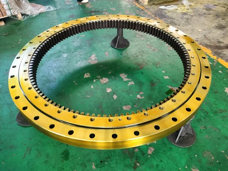 Special Swivel Ball Bearing With Teeth For EC460 Excavator Slewing Bearings