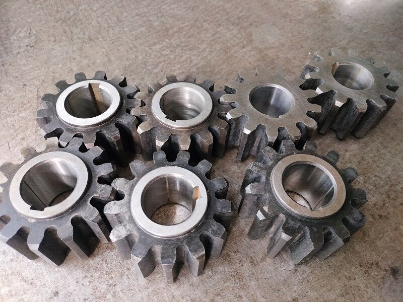 Spur Pinion gear Generate External Teeth Matched Slewing Bearing