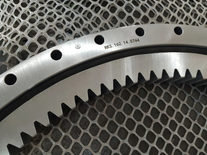 Turntable Roller Bearing Ring With Gear Teeth RKS.