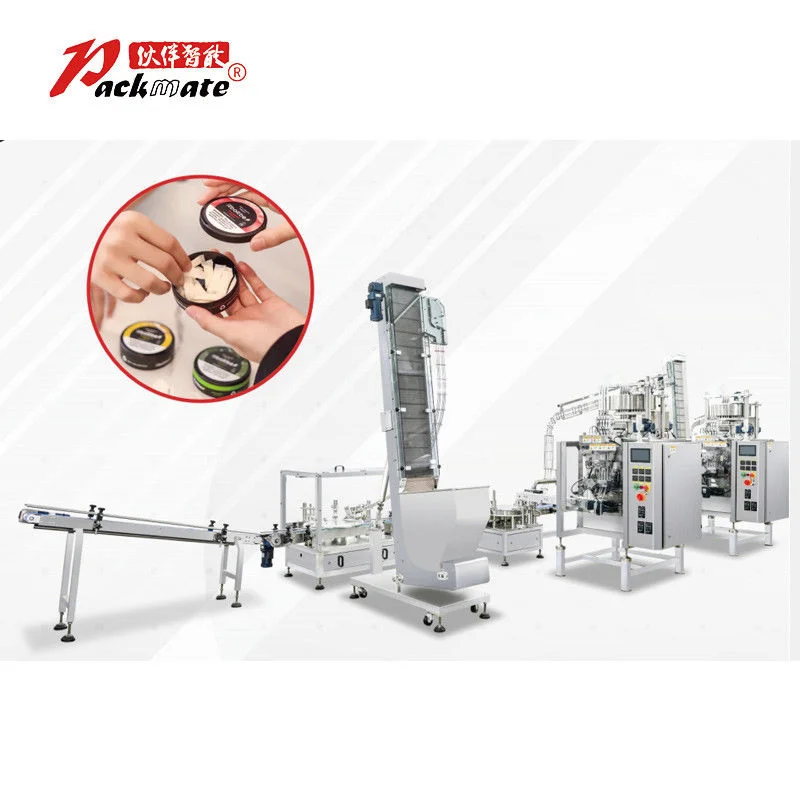 Automatic Single Lane Flat Cutting Snus Packing Machine With 7 Inch Touch Screen For High Speed Pouch Packaging | Packmate Machinery