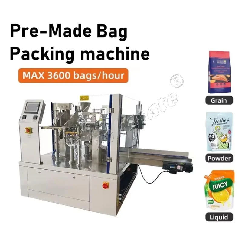 Simply Maneuverable 60 Pouches Per Minute Semi-Automatic Pouches Packaging Equipment | Packmate Machinery